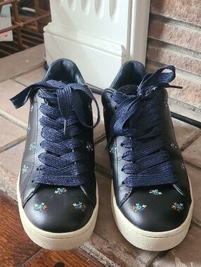 Coach Prairie Floral Low Top Sneakers Size 9.5